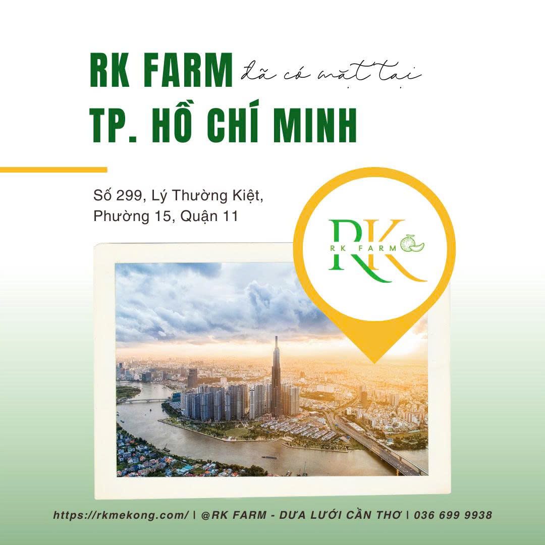 RK Farm "đổ bộ" TP.HCM: Dưa lưới VietGAP ngon - sạch - ngọt